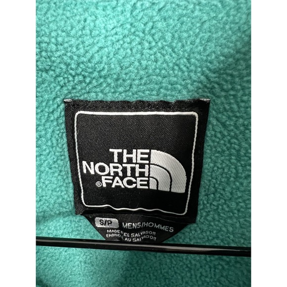 The North Face Denali Fleece Jacket Mens Small purple Hooded Quarter Zipper - Picture 6 of 11